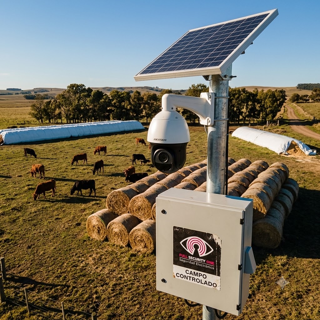 Monitoreo remoto de cámara solar para el campo